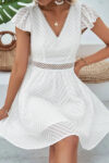 Mini balta suknelė